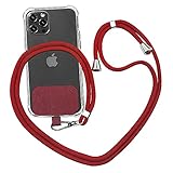 Anvirtue Universal Crossbody Patch Phone Lanyards Mobile Phone Strap Lanyard Nylon Soft Rope Cell...