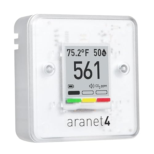 Aranet4 Home Capteur de qualité d'air intérieur sans fil pour