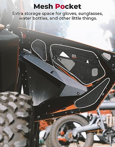image for KEMIMOTO 2020-2024 PRO XP Front Door Bags With Knee Pads Storage Tool 