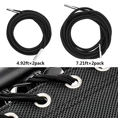 Image of Jmkcoz 4 Pcs Zero Gravity Replacement Universal Replacement Laces for Antigravity, Bungee Elastic Lounge Nylon Stretch Patio Recliners Repair for Outdoor, Lawn