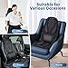 Back Massage for Chair with 3D Lumbar Support, Electric Back Massager for Pain Relief, Massage Seat Cushion with 3 Vibration Intensities & 2 Heat Levels