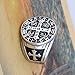 ZOVIVI St Benedict Exorcism Stainless Steel Ring Demon Protection Ghost Hunter CSBP