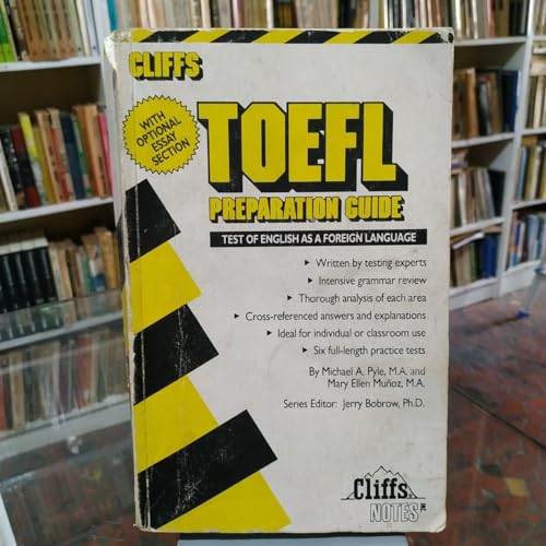 Cliffs TOEFL Prep Guide with Cassette 0822020246 Book Cover