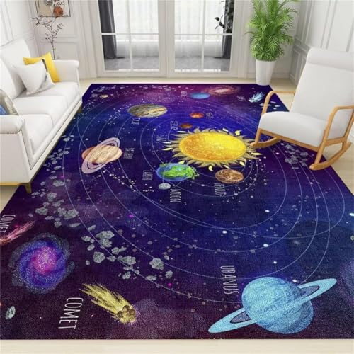 Tapis ado moderne 80x150cm résistant et doux pour espace bureau
