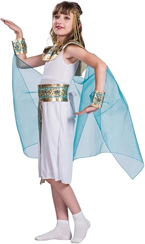Disfraz de Cleopatra para niña, disfraz de reina egipcia