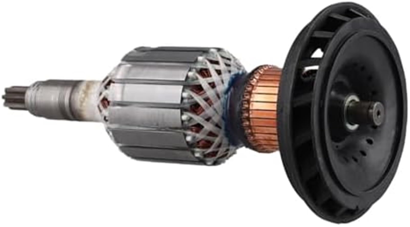Rotor de alto rendimiento for martillos demoledores GBH11DE y GSH11E. Compatible con varios modelos. Unidad de rotor de armadura de repuesto