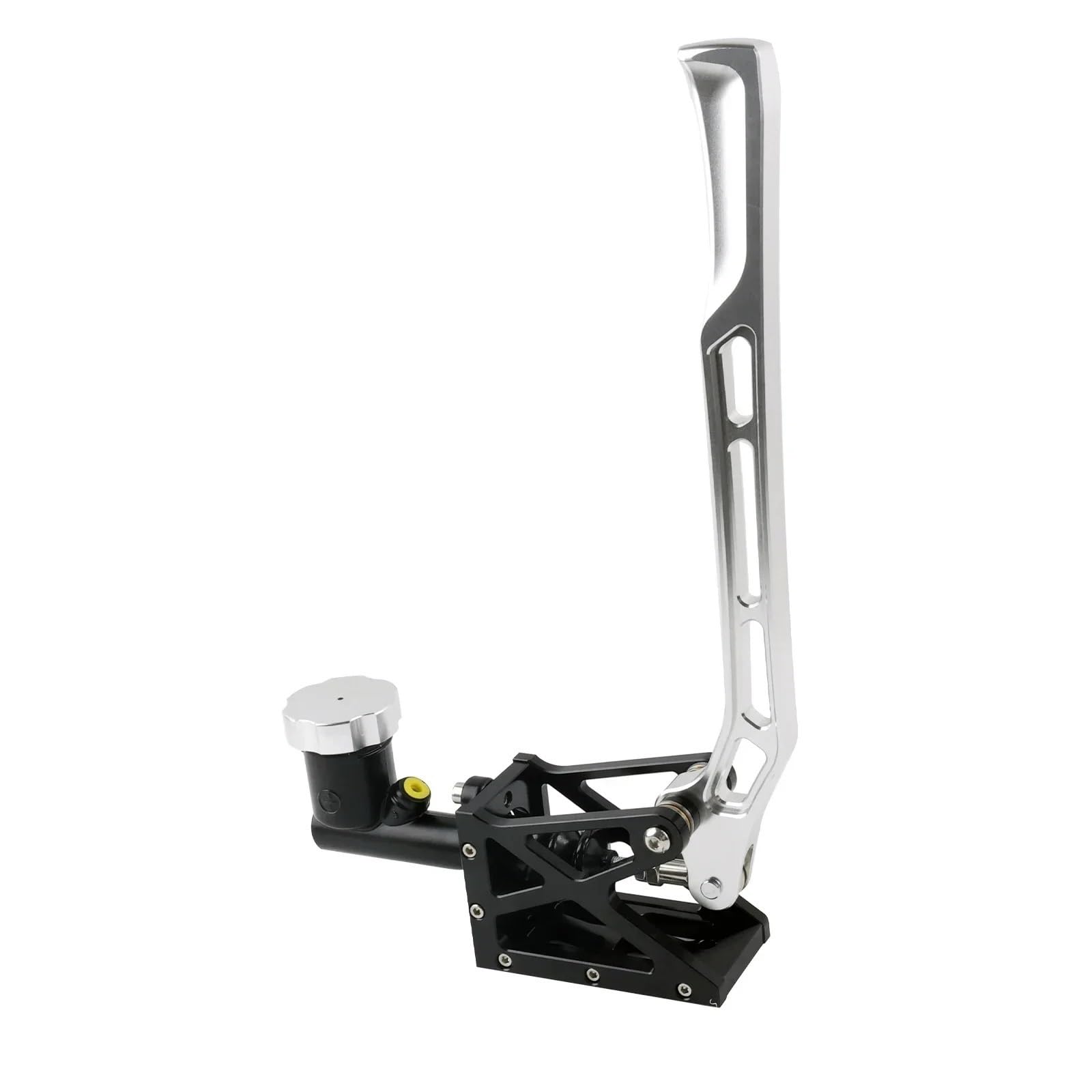 Dźwignia Hamulca Ręcznego Samochodu Drift Vertical Hydraulic Handbrake Hydro Hand Brake Srebrny Z Zbiornikiem Oleju Uniwersalny Do BMW Nissan VW