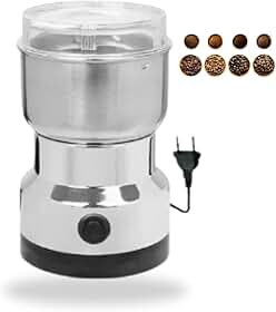 Moedor De Café e Grãos Triturador Elétrico Inox Potente
