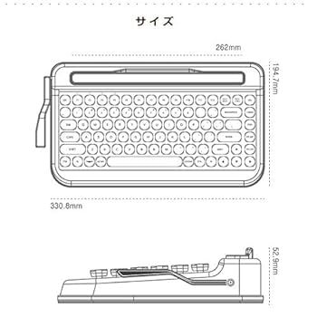 新品 タイプライター風キーボードPENNA Special Wood タイプライター風レトロキーボードPENNA-ペナ-スペシャルウッド