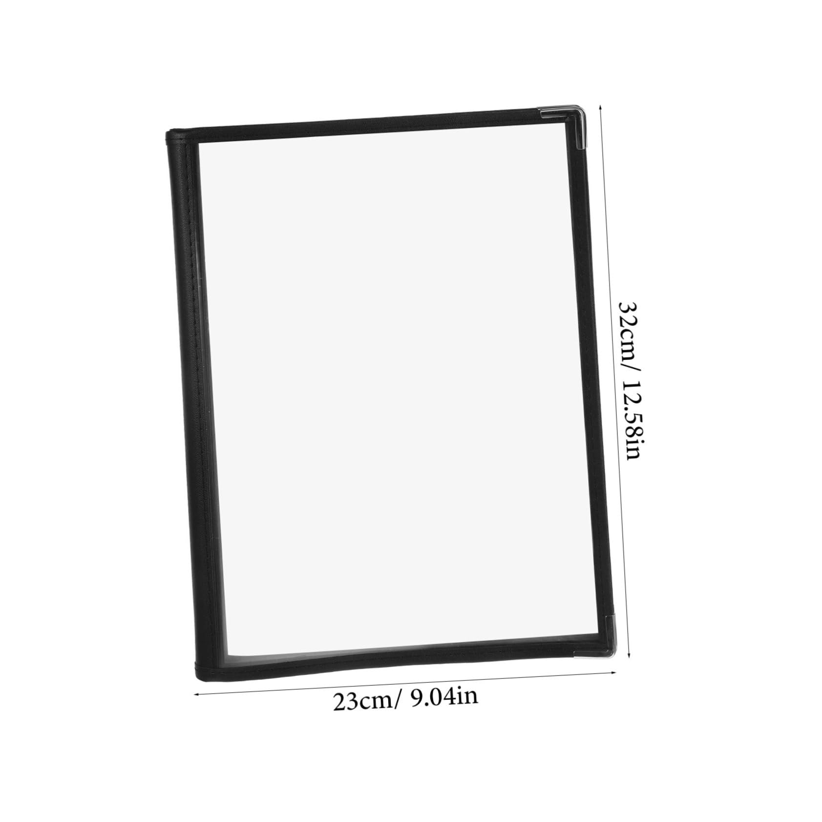 ULTECHNOVO Menu Cover Restaurant PVC Material 6 Page 12 View Menu Book Holder Restaurant