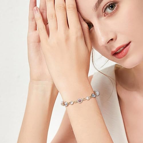 Miniatura 7 de SUPERFINDINGS 32 piezas de 4 estilos de diamantes de imitación de conector redondo con doble lazo chapado en oro plata conector colgante colgante