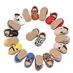 HONGTEYA Infant Baby Girls Mary Jane Flats Non Slip for Toddler First Walkers Soft Sole PU Leather Crib Shoes Sneaker Wedding Party Christmas Princess Dress Shoes Baby Moccasins Girls - Image 5