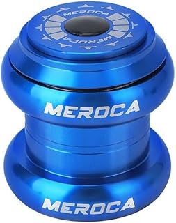 Auriculares de bicicleta diseñados para ciclismo de montaña, cuenta con rodamientos dobles y se adapta a 28 horquillas de 6 mm a 34 mm (azul)
