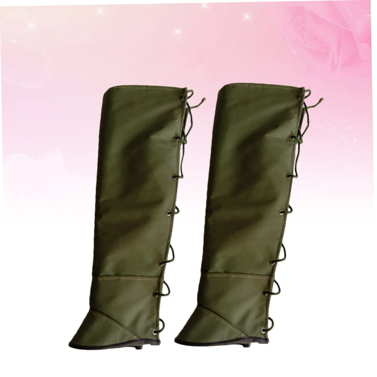 Protège-Jambes Extérieur Jungle Anti- Anti-Rayure en Toile Verte