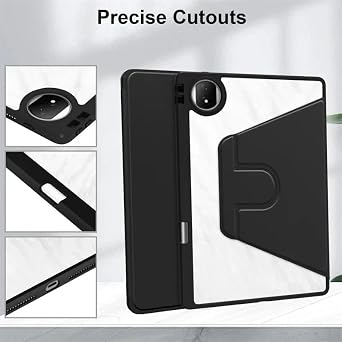 360 Rotation Tablet Cover Case Suitable for Huawei Honor MagicPad 2 12.3 Inch 2024 ROD2-W09 with Pencil Holder