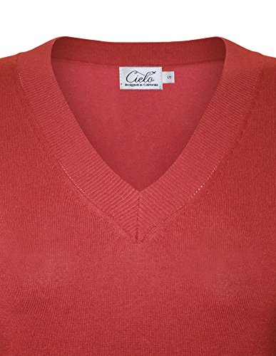 Image of Cielo Women's Solid Soft Stretch Pullover Knit Sweater