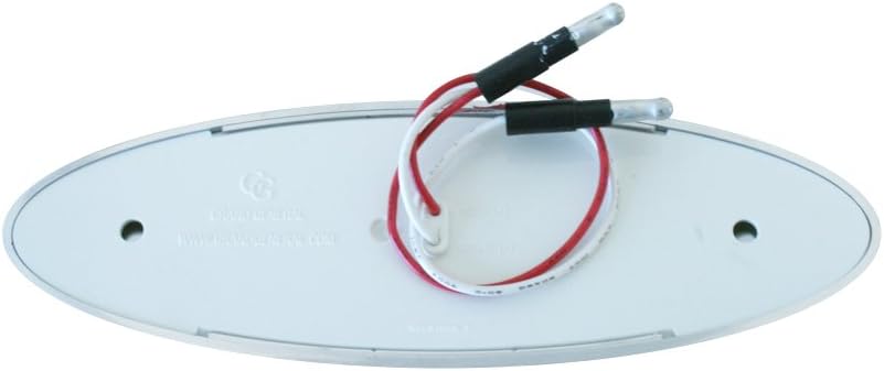 GG Grand General 77831 Amber Ultra Thin Spyder Y2K 7-LED Marker and Clearance Sealed Light with Clear Lens