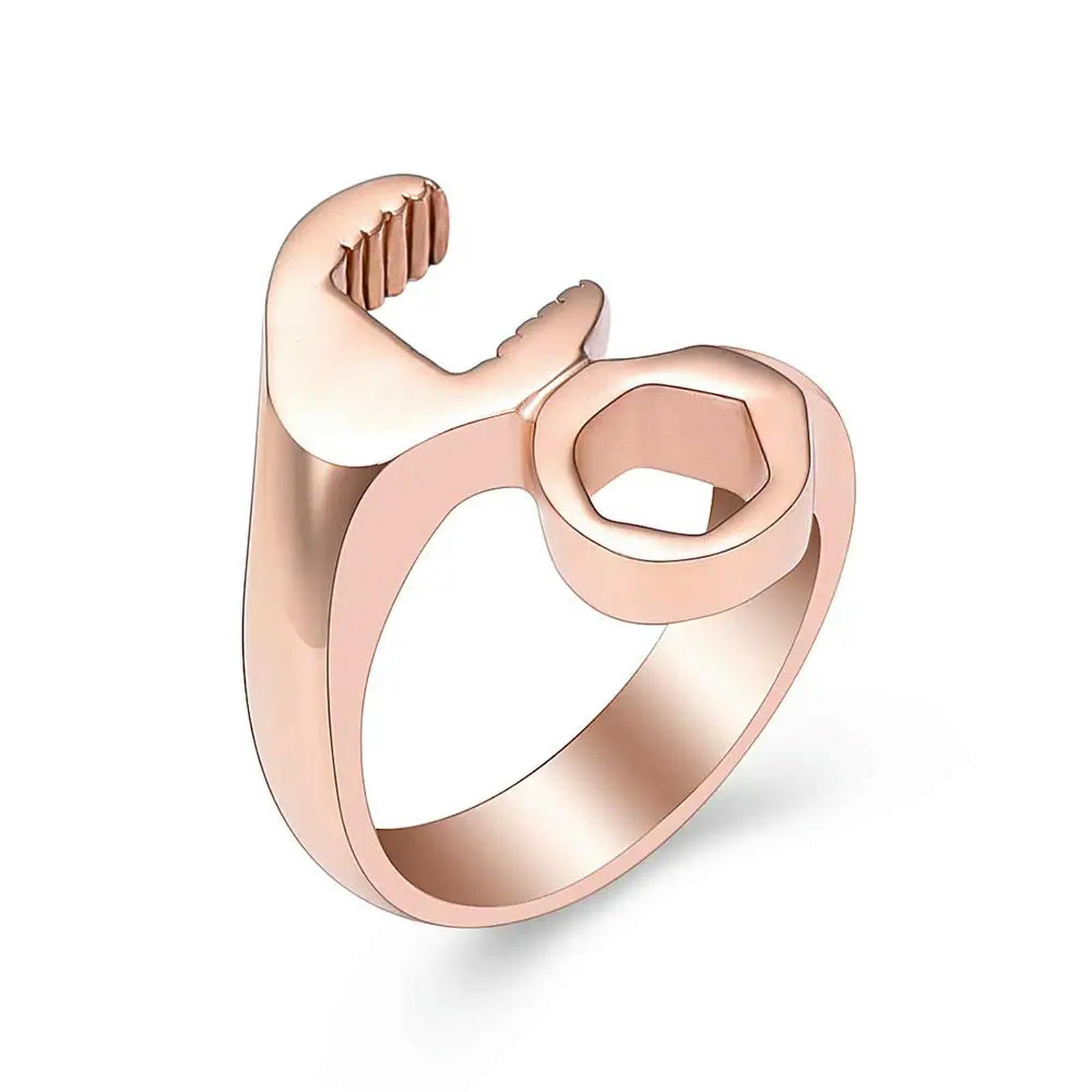 Bijoux en acier inoxydable pour cendres, bague souvenir clé de crémation