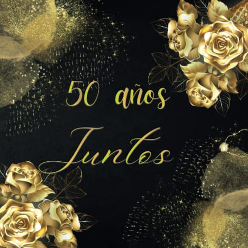 Libro de firmas para bodas de oro: Para invitados | recuerdos y Chistes y huellas de aniversario boda de oro 50 años casados | Idea de Regalo o detalle para aniversario pareja.