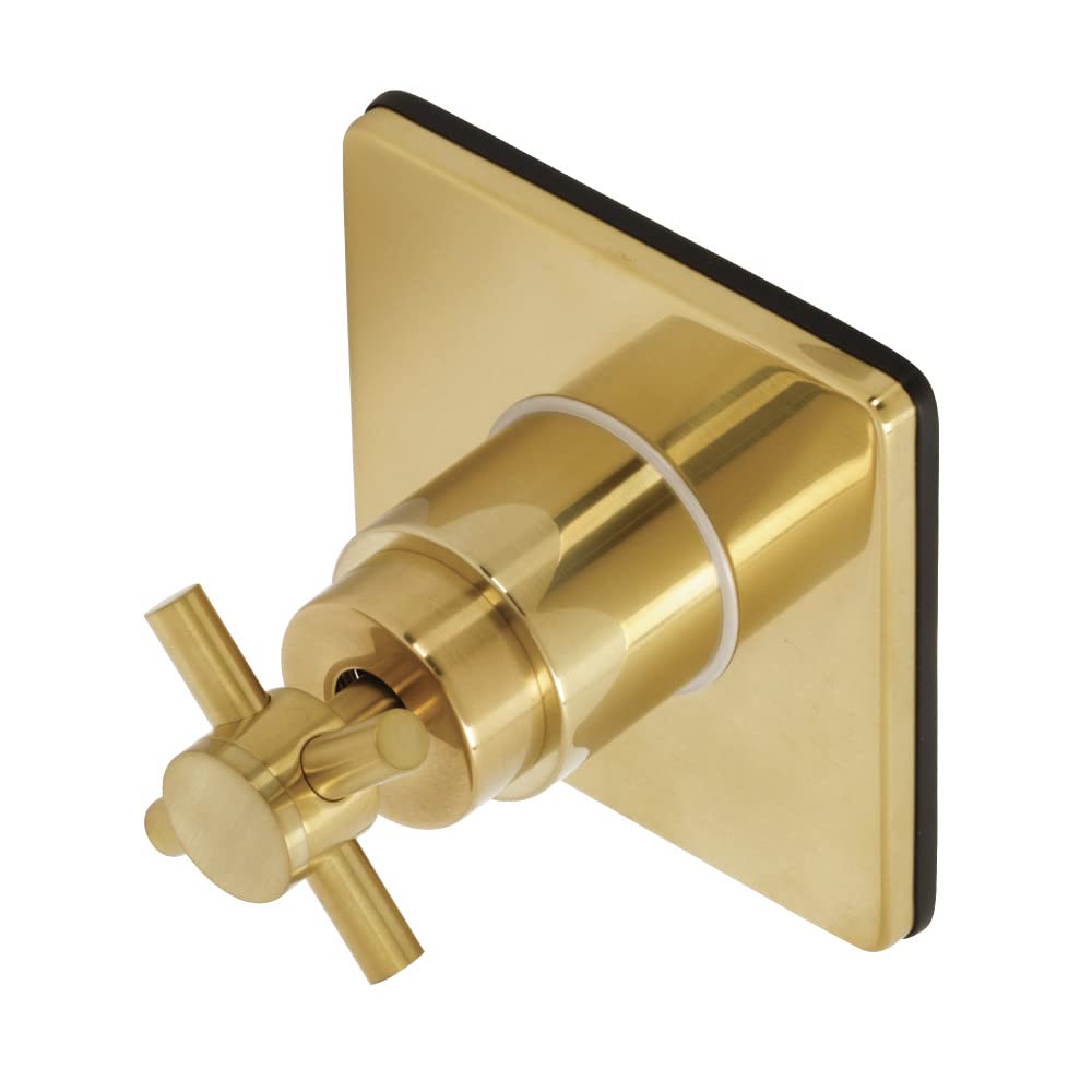 Kingston Brass KS3047DX Concord Valvola deviatrice a tre vie con kit di rivestimento, ottone spazzolato