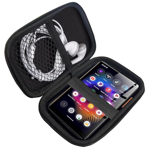Compatible with Foeuyte MP3 Player Case, Lamshaw Durable EVA Carrying Case, Shockproof & Lightweight Protective Cover Compatible for Foeuyte Q1, Q3 5" MP3 Player (Black)