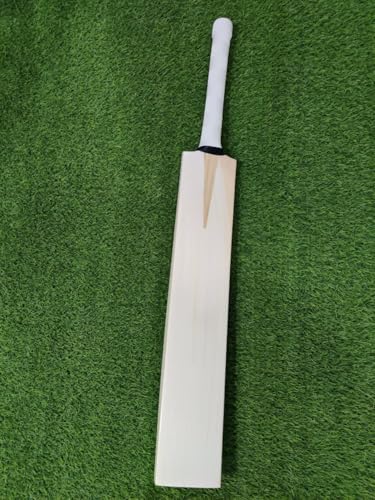 Image of SAG Timeless Edition English Willow Cricket Bat - Full Size | Thick Edges | Singapore Cane Handle | Ready to Play | for Leather Ball