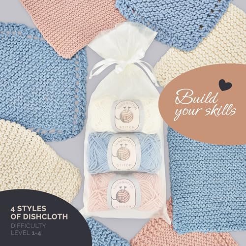Thoughtful Stitch KN1 Knitting Kit For Beginners Adults & Kid Friendly- Complete Knitting Kit thumb #1