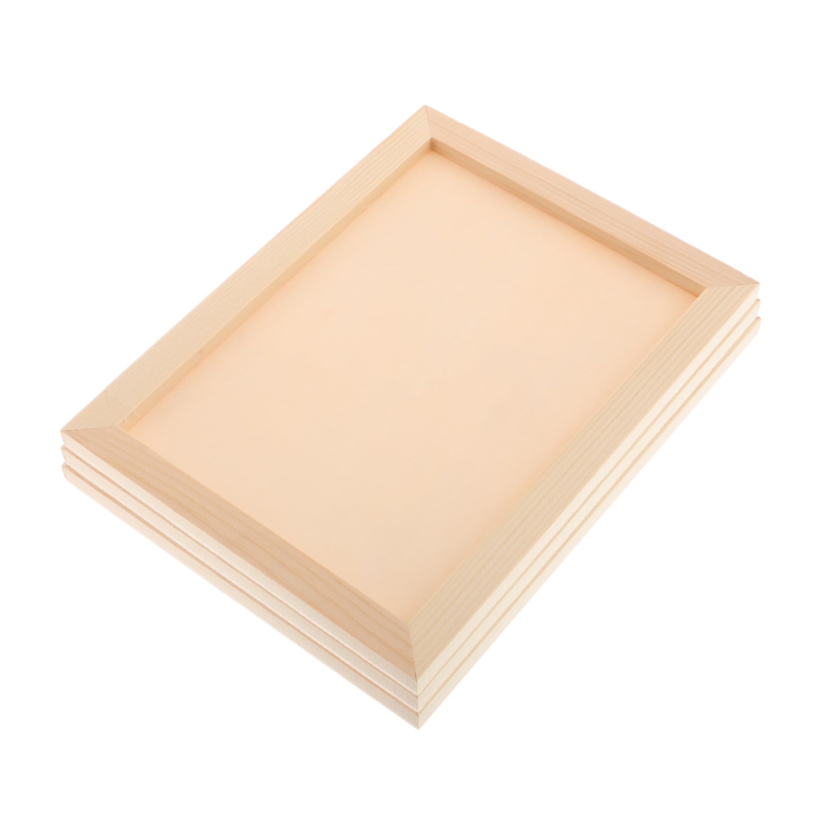 HOODANCOS Western Style Wooden Picture Frames Diy Clay Picture Frame Craft Kit Kids Art Display