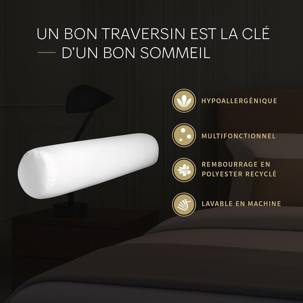 Promo Linge Traversini morbidi – bianco – Polacco di alta qualità – anti-acari – lavabile in lavatrice – Oeko-TEX Standard 100 (160 cm)