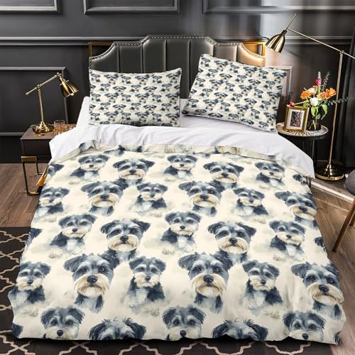 Housse de couette Père Noël 200x200 microfibre avec parure de lit enfant double - 2