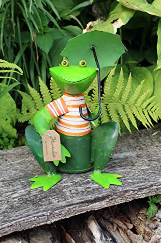 Gwenys Haus Sgabello a forma di rana con ombrellone II