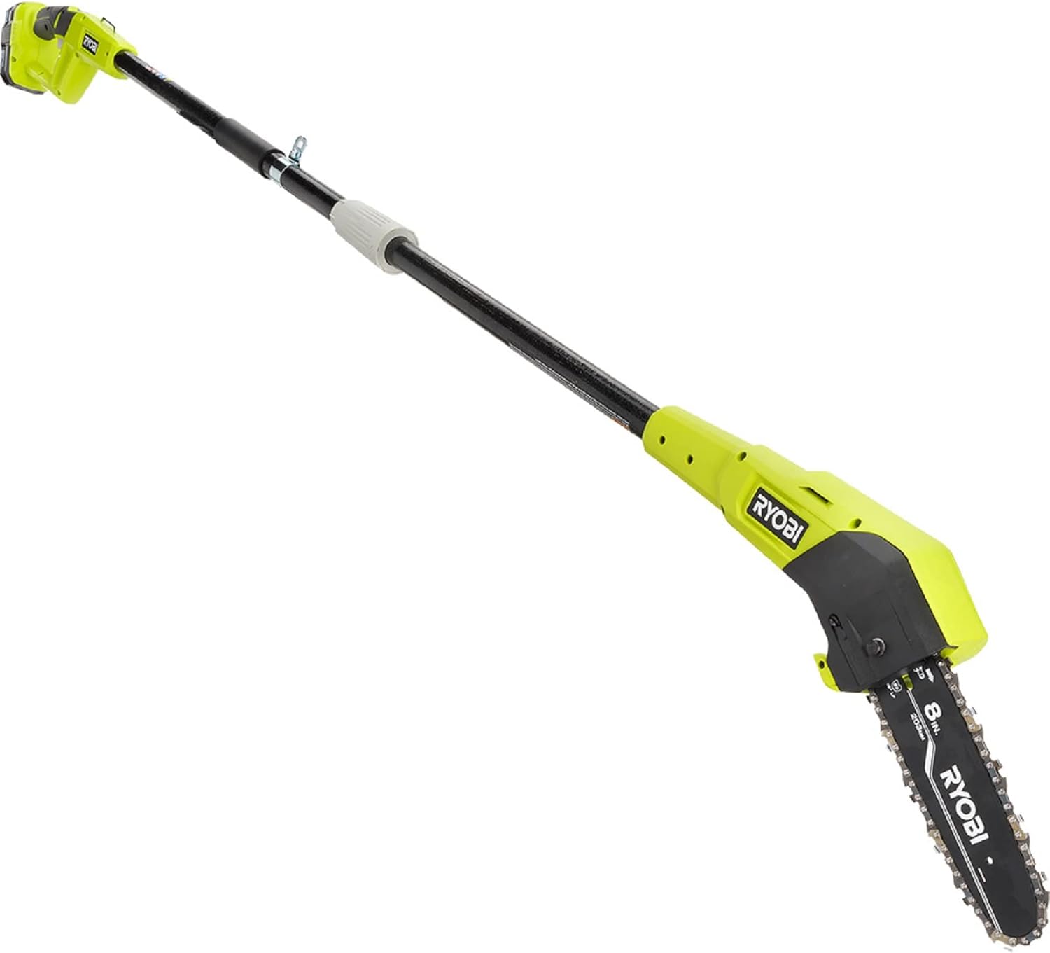 RYOBI ONE+ 18V 8 in. Cordless Oil-Free Pole Saw with 1.5 Ah Battery & Charger, Green