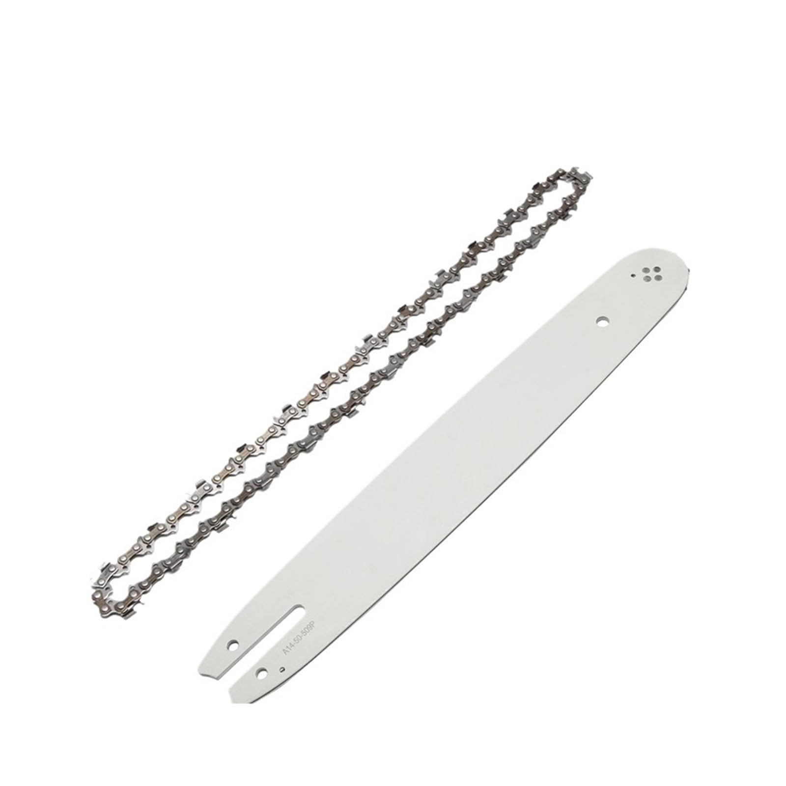 Genérico Barra guía y Cadena de 14 Pulgadas, Compatible con Stihl | Cadena de paso 3/8, calibre .050 y 50 eslabones impulsores con barra de 14 pulgadas(Set 2)