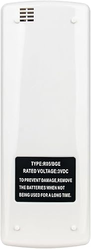 Miniatura 5 de ALLIMITY Control remoto reemplazado R05BGE para aire acondicionado MideaFantasia RM05BGTE-A RM05BG (T) E-A RG05F2BGEU1 RM05BGE-A R05-BGE-20 R05BGCE