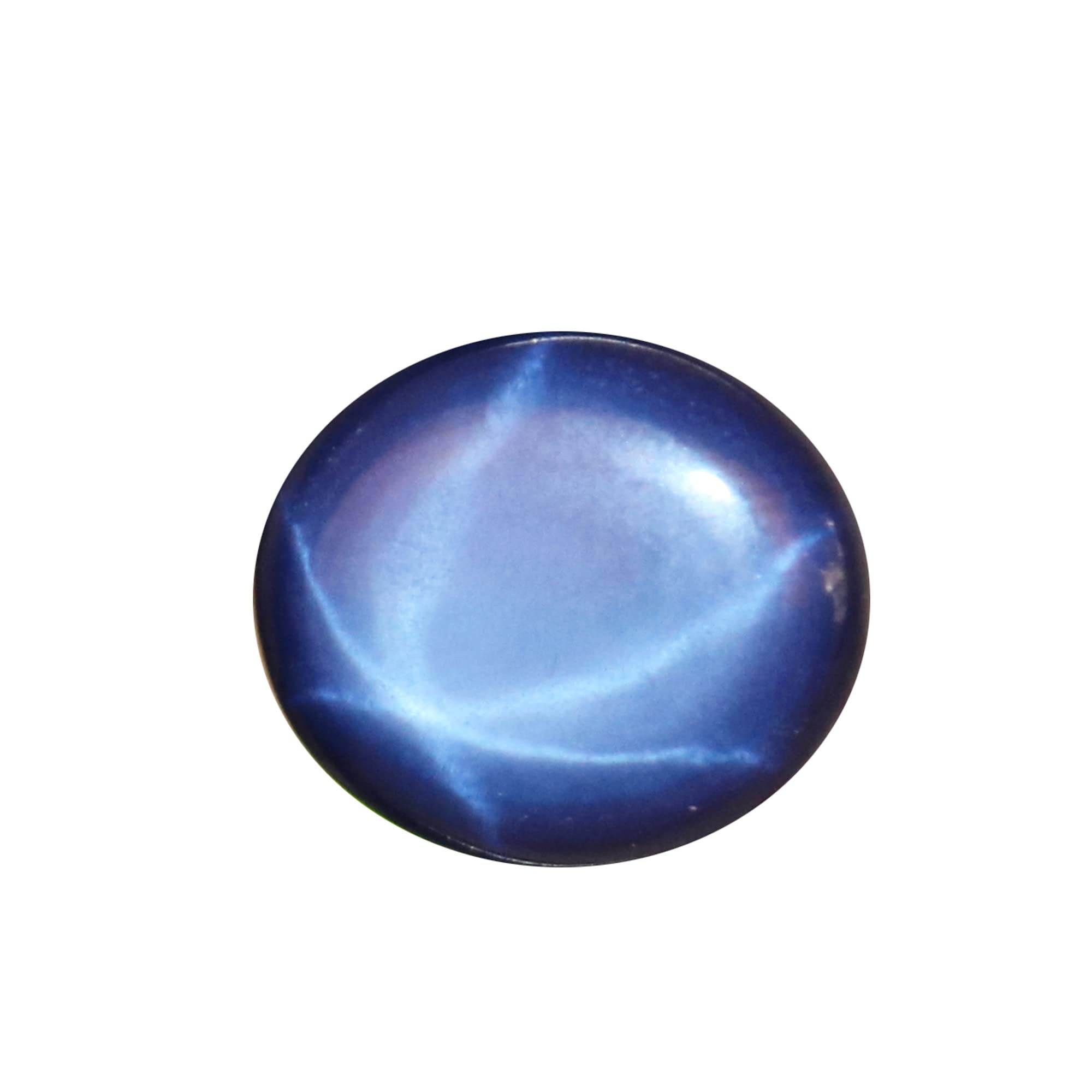 REAL-GEMS6 Rays Star Sapphire 9 Ct. Finest Oval Shape Cabochon Loose Gemstone