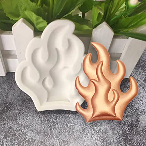 Xidmold 2 Pcs Coral Seaweed Silicone Mold, Fire Flame Cake Border Decorating Mold Fondant Chocolate Candy Molds Diy Baking Tools Sea Creatures Mold For Resin, Polymer Clay, Craft, Jewelry #TOP4
