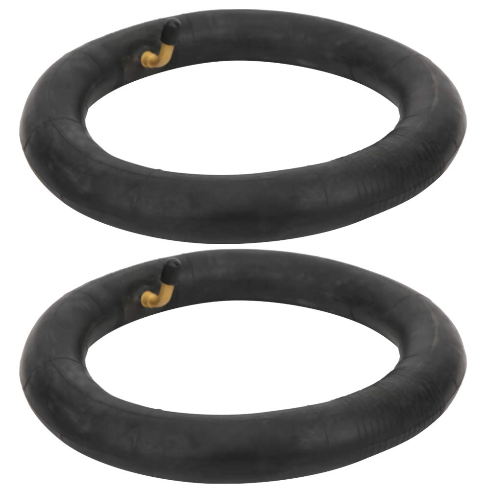 2Pcs 8.5In Wearresistant Inflatable Tire Tube Inner Tube Fit for Xiaomi M365 Electric Scooter, 8.5 X 2 90 Degree Valve Inner Tube Tulip, 8.5 X 2 Inner Tube Scooter Angled Stem