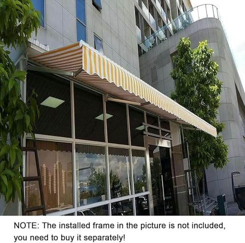 Tela de repuesto para toldo impermeable y anti-UV de patio en lona de 4.9m 6