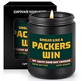 Smells Like A Packers Win Scented Candle Football Themed Merch Fan Shop Men Women Sport Stuff Gear Decor Team...