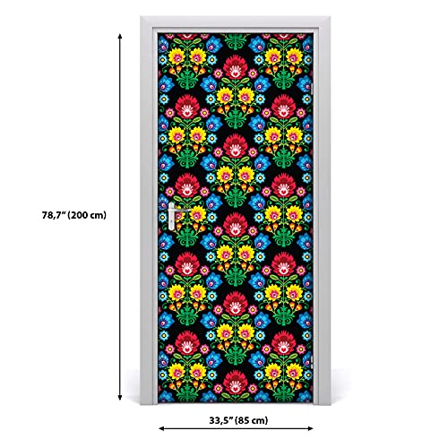Fondo de pantalla autoadhesivo lavable e impermeable para renovar puertas 4