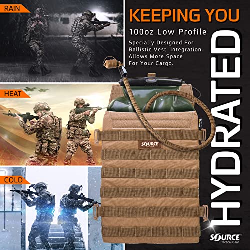 Pack d'hydratation 3L Source Tactical Razor Coyote réservoir eau sac militaire