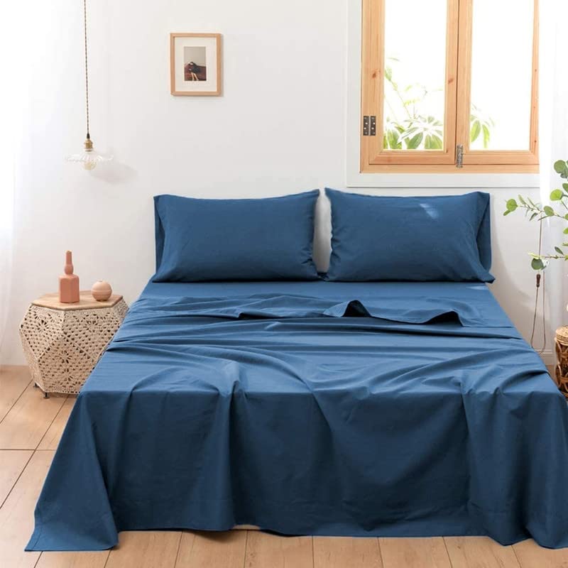 Cultiver Bedsheet for Single Bed, Solid Colour Single Size with 1 Pillow Cover, Small Single Plain Colour Bedsheet Ultra Soft Brushed Micro Fabric Shrinkage & Fade Resistant (60x90 Inches, Blue Color) (B0BW9S7SYW) Amazon Price History, Amazon Price Tracker