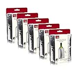  Vacu Vin 5er Set Aktiv Flaschenkühler Weinkühler Silber für 0,75-1 Liter Flaschen