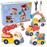 Verbesserung der Fähigkeiten: Durch das Spielen mit diesem spielzeugauto set lernen Kinder, wie technische Fahrzeuge funktionieren, entwickeln ihre Vorstellungskraft, Hand-Auge-Koordination, kognitive und starke motorische Fähigkeiten.