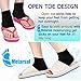 Metarsal Moisturizing Gel Heel Socks with Silicone Gel Pad for Dry Cracked Heel, Washable Reusable Open Toe Ultimate Treatment Helps Repair Dry Heels, Rough Calluses, Dry Skin for Man Women (1 pair)