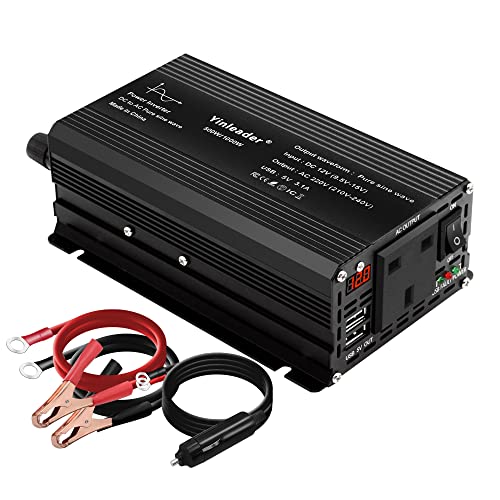 Yinleader 500W Pure Sine Wave Power Inverter DC...