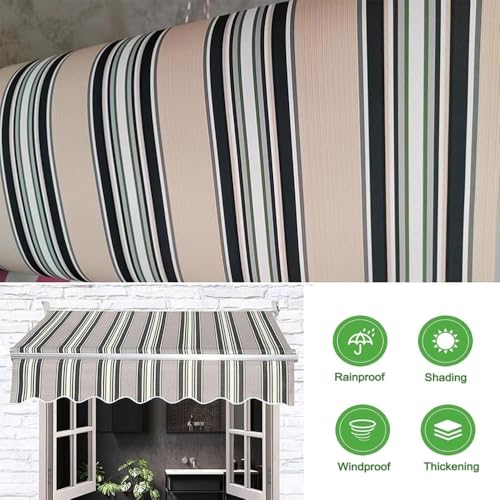Toile pour auvent de balcon et terrasse repas d'été 700x400