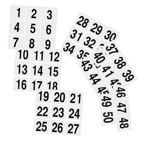 OKUMEYR 1Set Cards for Wedding Reception Double Sided Table Numbers Seating Signs for Restaurants Parties Events and More