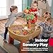 Step2 Dino Dig Sand and WaterTable, Kids Activity Sensory Playset, Summer Outdoor Toys, 7 Piece Water Toy Accessories, For Toddlers 2-5 Years Old