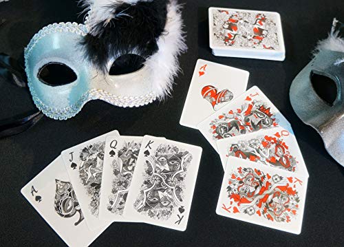 Baraja Masquerade Edición Black Box con Arte Personalizado miniatura 3